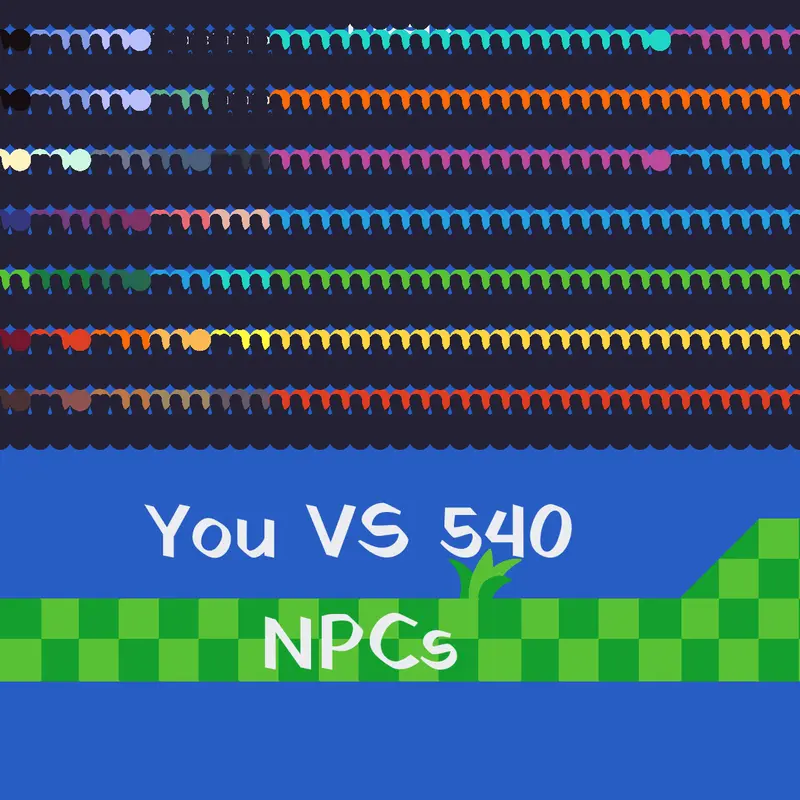 Tu vs 540 npc's by @DOSnomercy