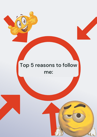 Top 5 reasons to follow me 👍