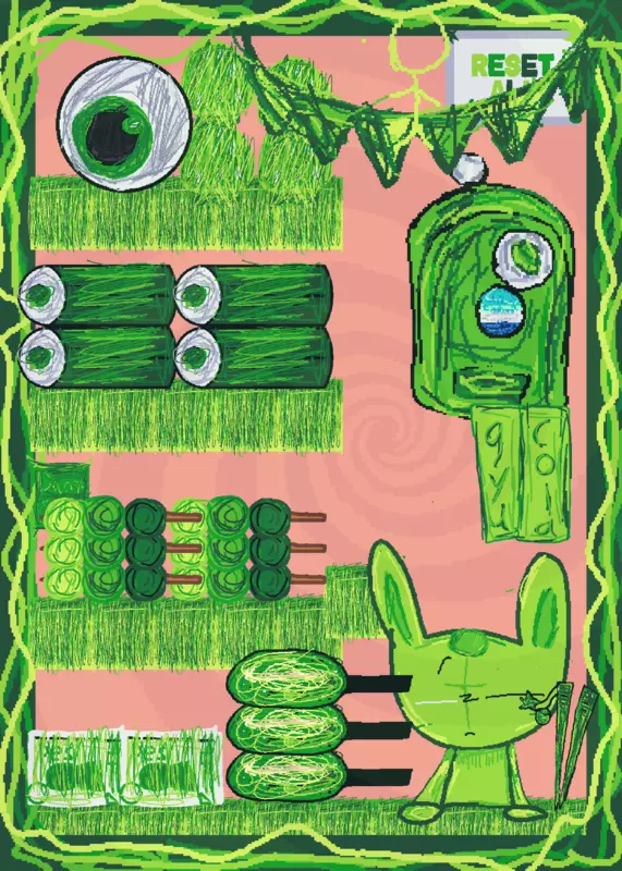 Green mukbang 🥦🎄🐍🍏📗🥬🥗🐸🤢💚💲🟢🟩 by @1248999