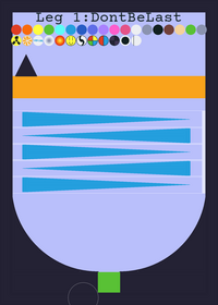 Marble race elimination