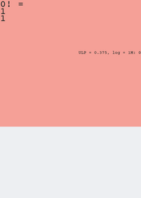 Factorial calculator