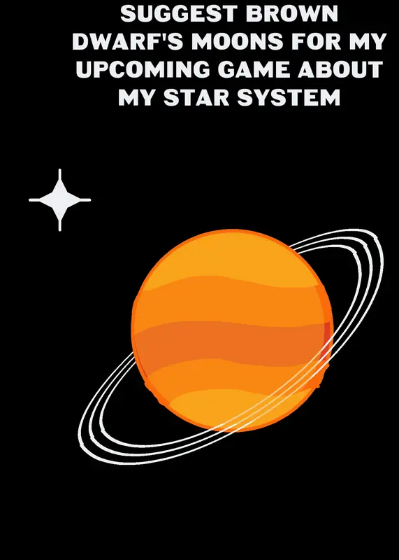 Brown dwarf suggest by @TIMUR2020