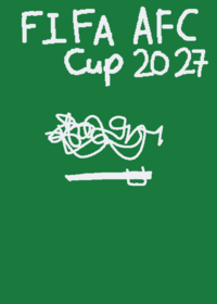 Flag band: FIFA AFC Asian Cup 2027 all 24...