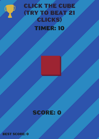 Click the cube