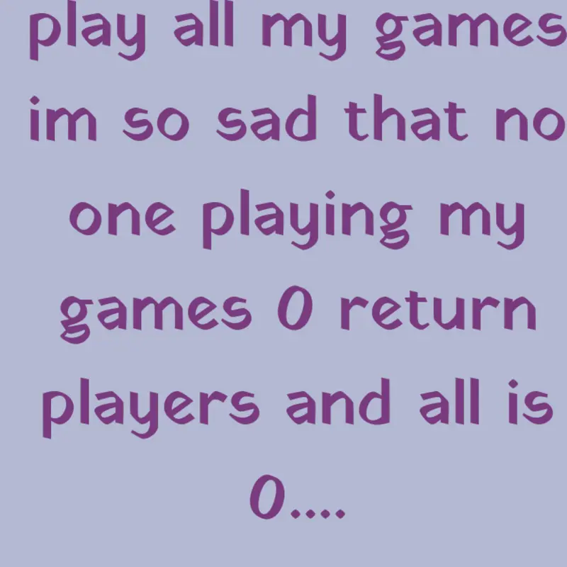 Please play my games by @BACON21