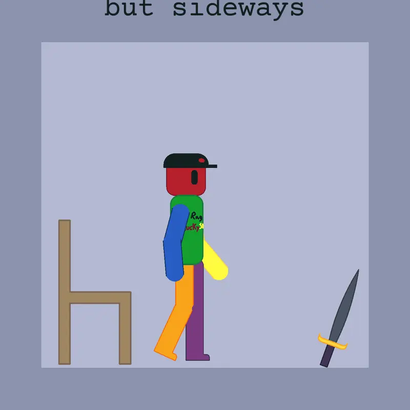 Ragdoll LuckyStrikeplane but sideways by @LuckyStrikeplane