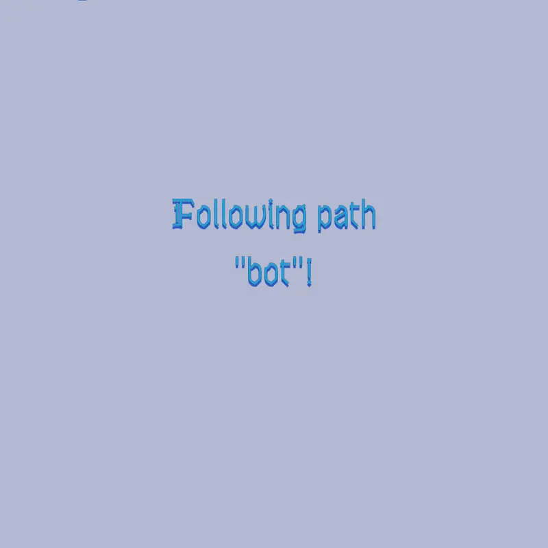 Path Following """bot"""! by @PotatoBR_24