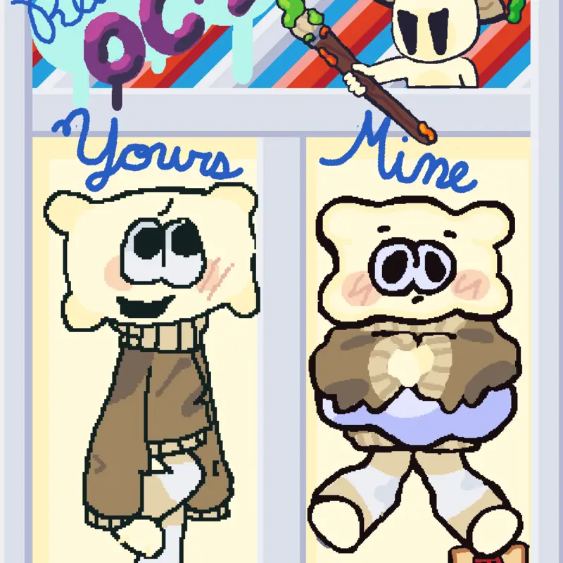 Redrawing OC's by @Pipsqueak