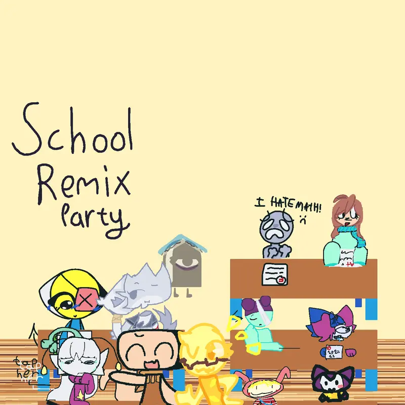 remix school party! My frist oc is Lemon by @i_like_lemonz-