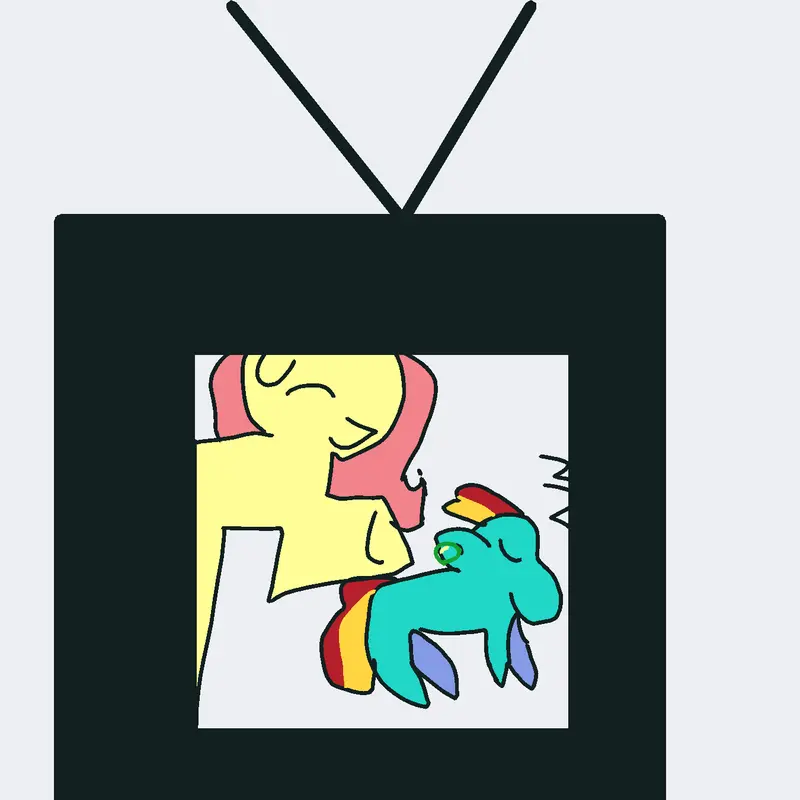 TV PONY by @Fluttershy_ShyPegasus