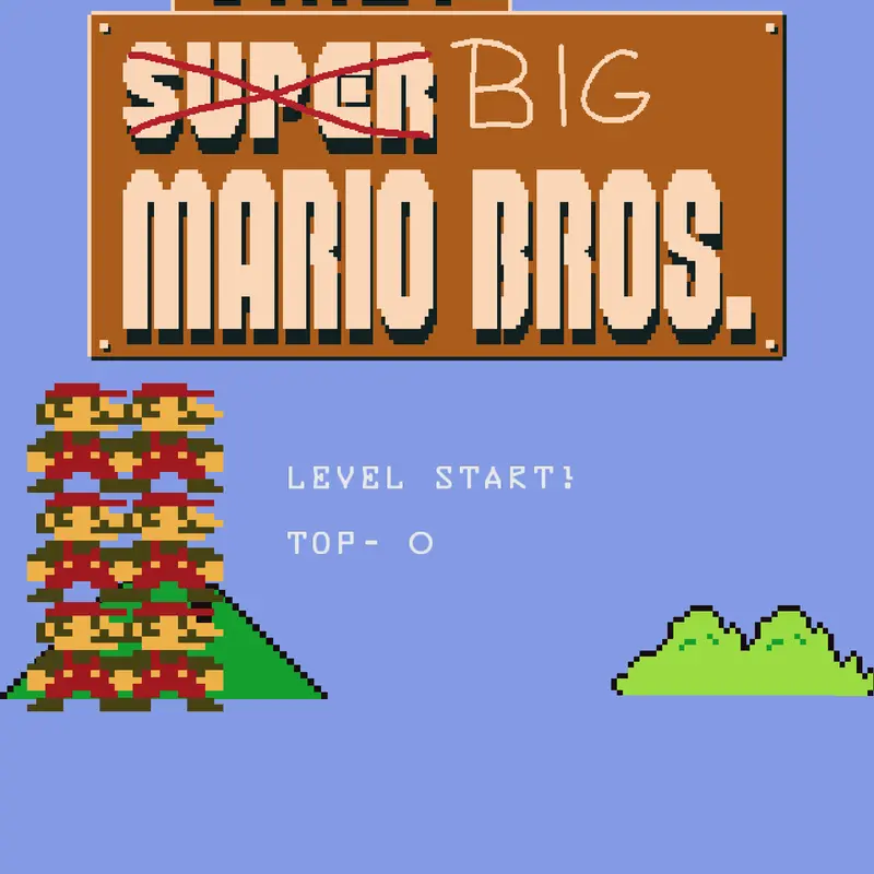 Big Mario bros by @DrakeJanssen
