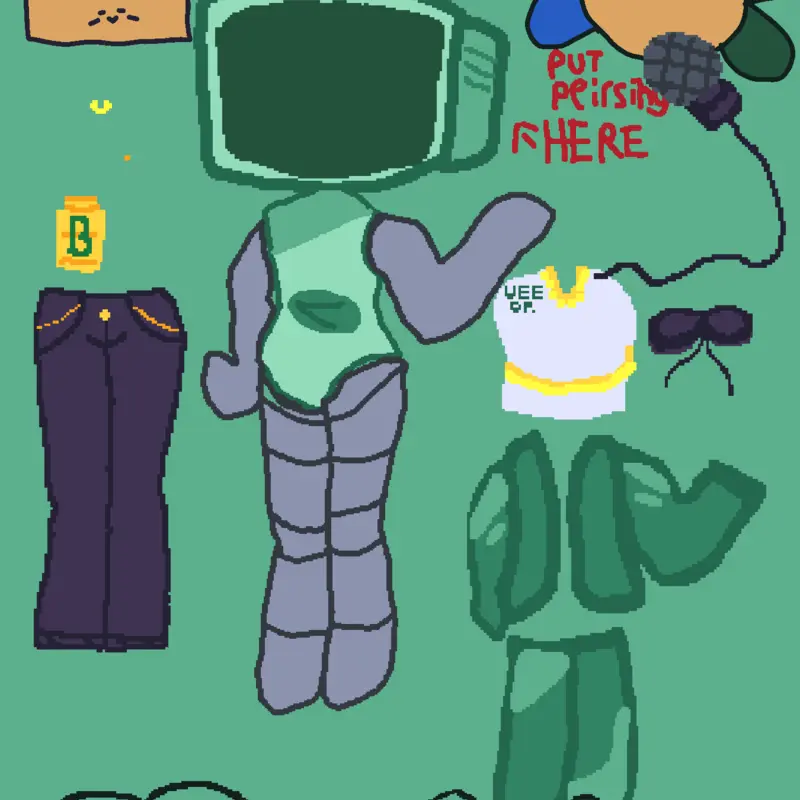 Pebble and vee dress up game! by @cookie_kitty_4_life