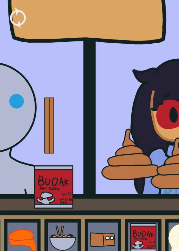 Lesbian space fart versus blue eyed blob by @JaidenCoons