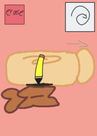 Draw Dandy's World's face