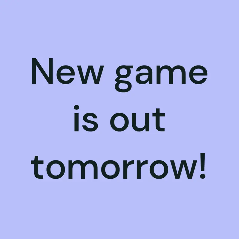 Game by @Dr_mojo