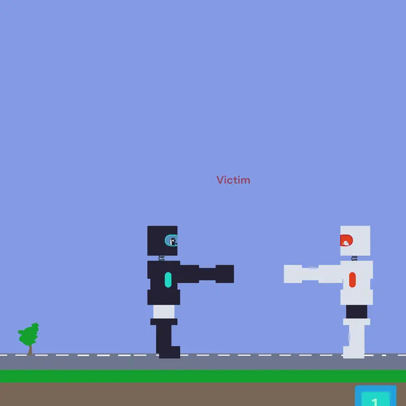 Robot fight by @tgvdrh