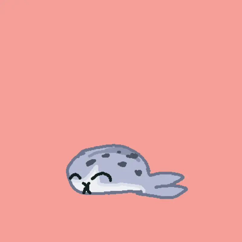 Sealy the zeel (seal) by @MarshOnBreak