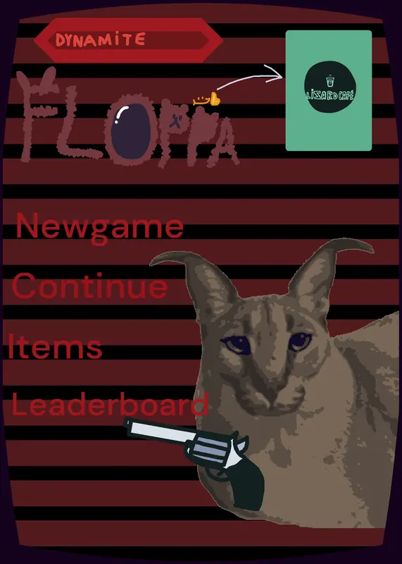Dynamite floppa by @Raptox_dinotrux