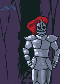 UNDYNE FIGHT In castle :0