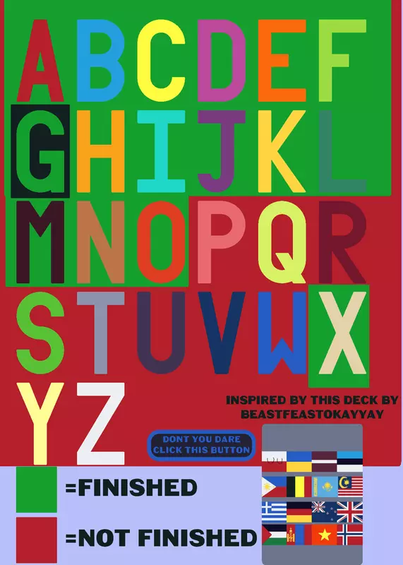 My Alphabet Band by @LuckyNumber7_The_Third