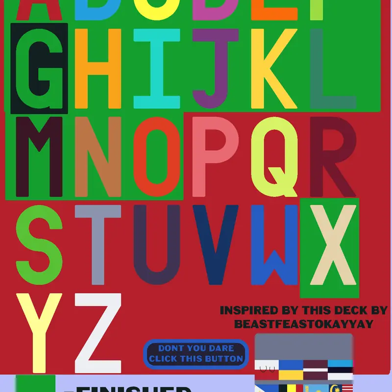 My Alphabet Band by @LuckyNumber7_The_Third