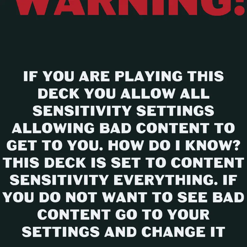Warning Players by @RhinoTheDino