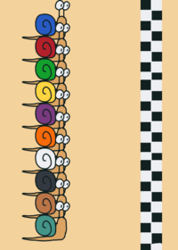 Snail race test