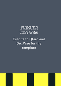 Pursuer Test(Unfinished)|Tags: