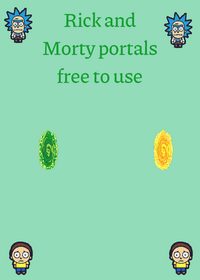 Rick and Morty portals
