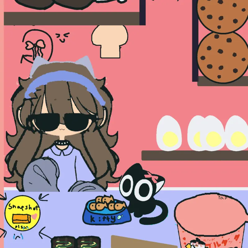 Hii please react and follow by @yumcookies