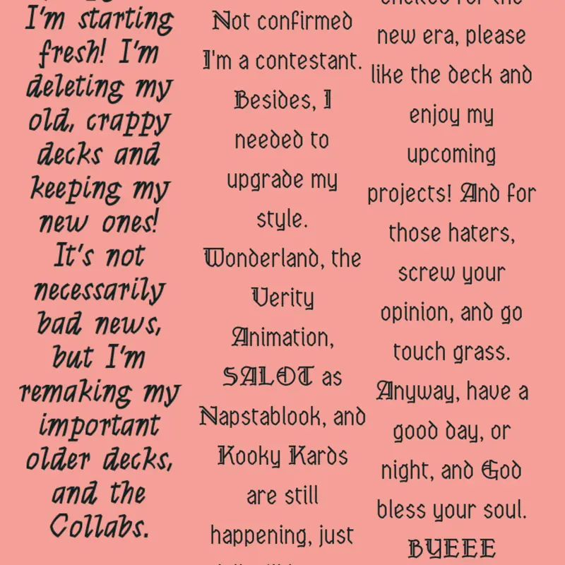 BIIIG MESSAGE. by @WildKatt_official