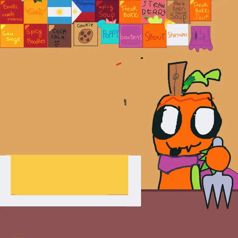 Gourdy eats noodles!! by @your_local_pin
