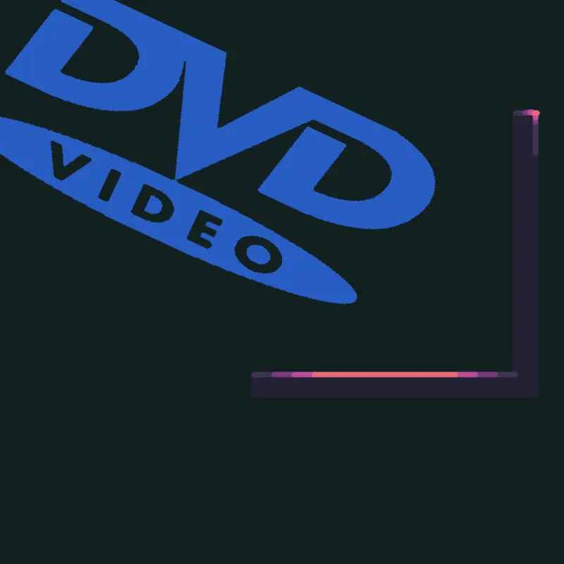DVD VIDEO LOGO HIT CORNER by @stickmanStudios-thereal