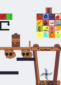 Blender game Bear themed