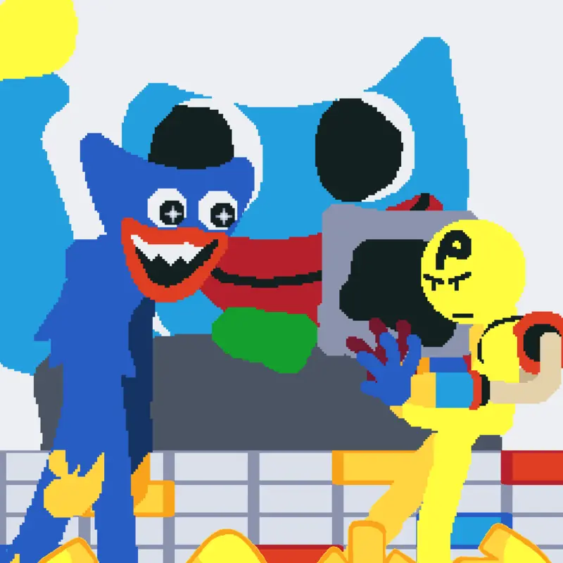 Me official fnf huggy by @-huggy-wuggy--