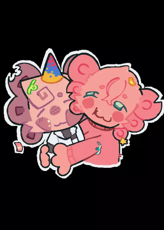 STICKERRRRRE 🎂😭💗 by @STAR_BZ
