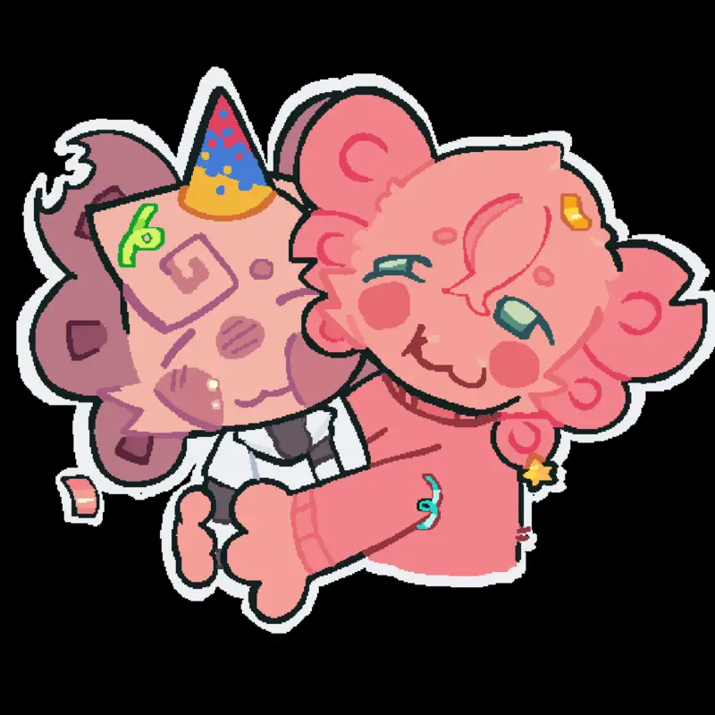 STICKERRRRRE 🎂😭💗 by @STAR_BZ