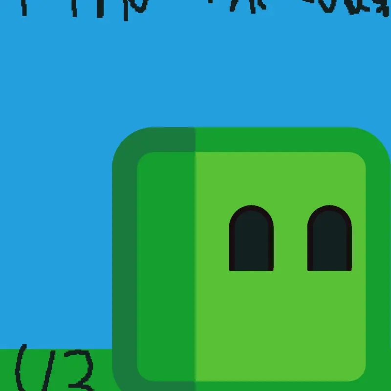 Green cube lost his friends! find them u by @Erlo_the_earth