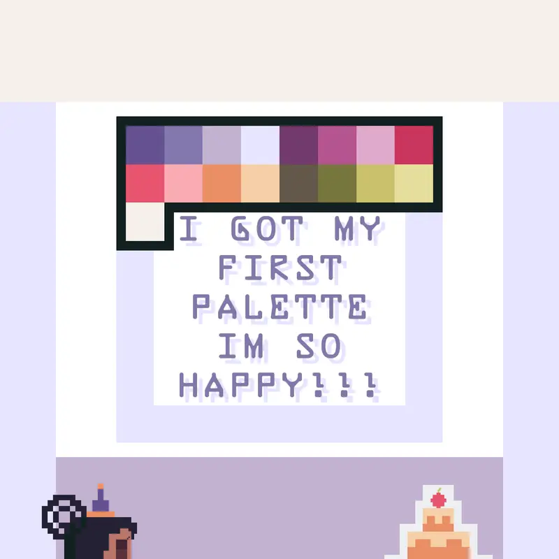I GOT MY FIRST PALETTE by @BeritAbigael222