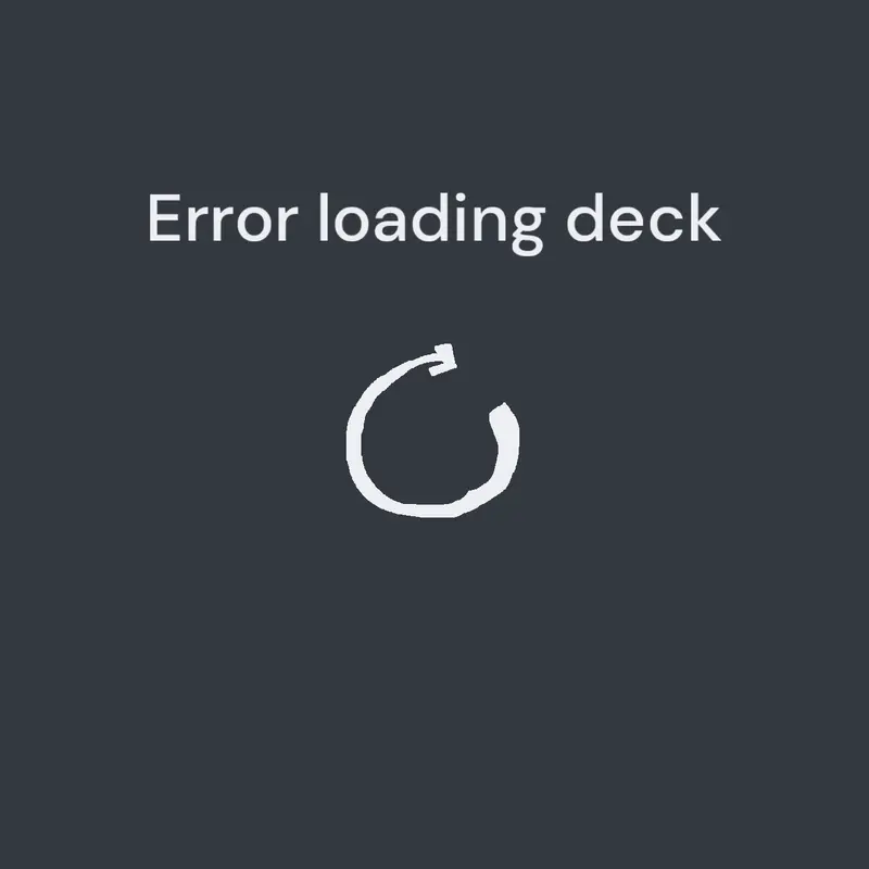Error loading deck by @panpen