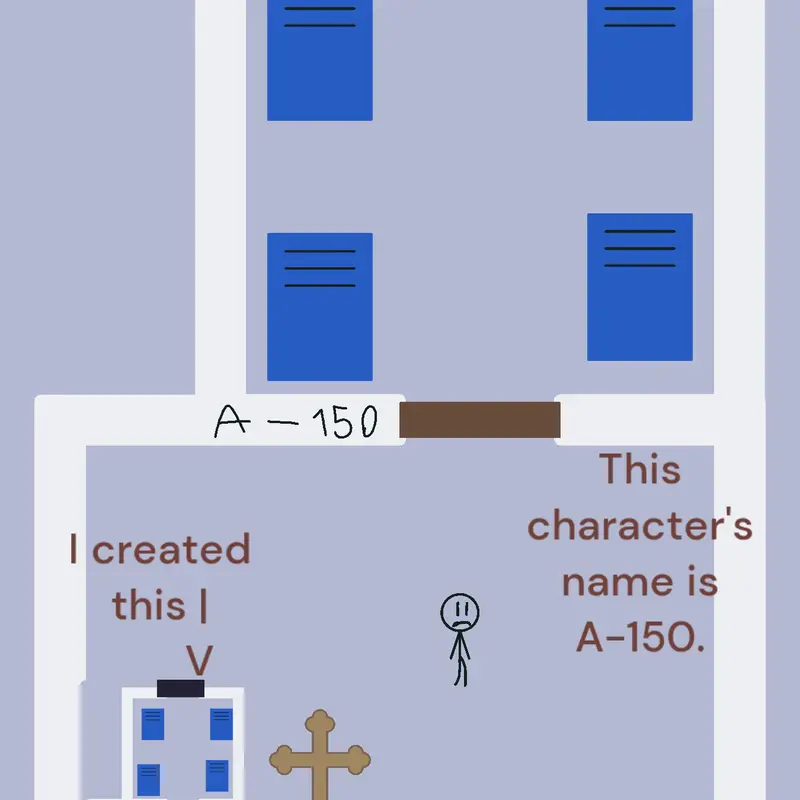 Rooms with a character named A-150 by @R-200