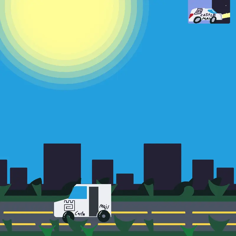 Castle mail animation thing by @snes_guy