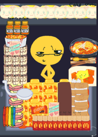 yellow from Alanbecker mukbang/asmr