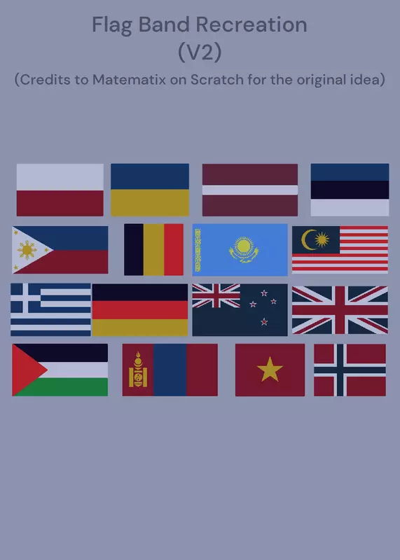 Flag Band Recreation (V2) by @KobeMakesDecks