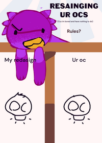 Redasianging ur ocs!