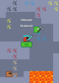 Ending game but Minecraft