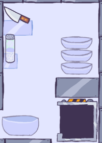 (Swipe the elevator to move)