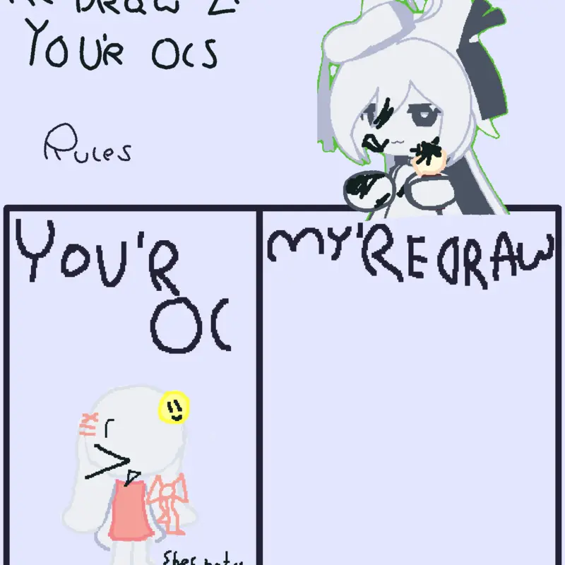 Pls draw my oc! by @Olive_sILly