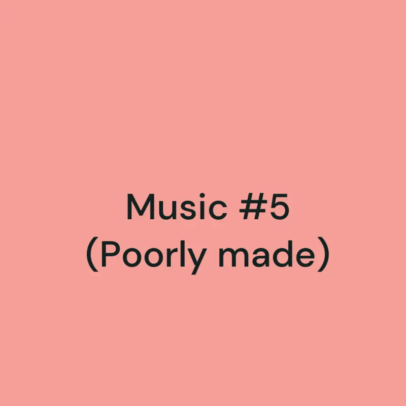 Music#5 (poorly made) by @rikbar