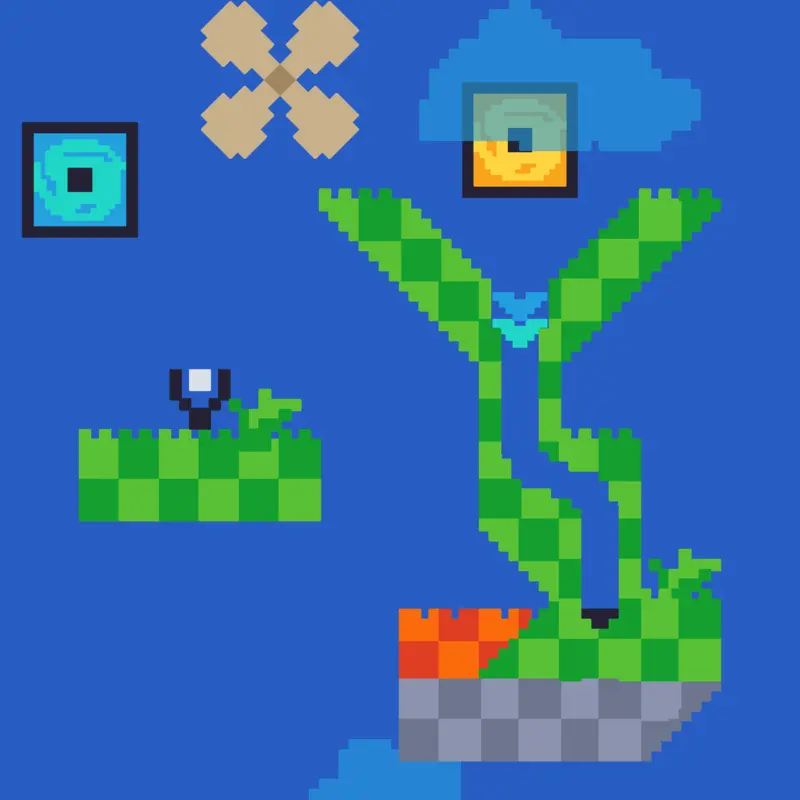 Pixel golf by @Turtlewithaguitar